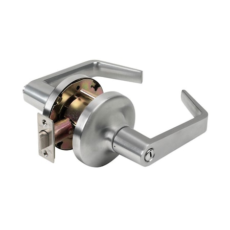 Tell Tell Cortland Satin Chrome Privacy Lockset 2 in. CL100017